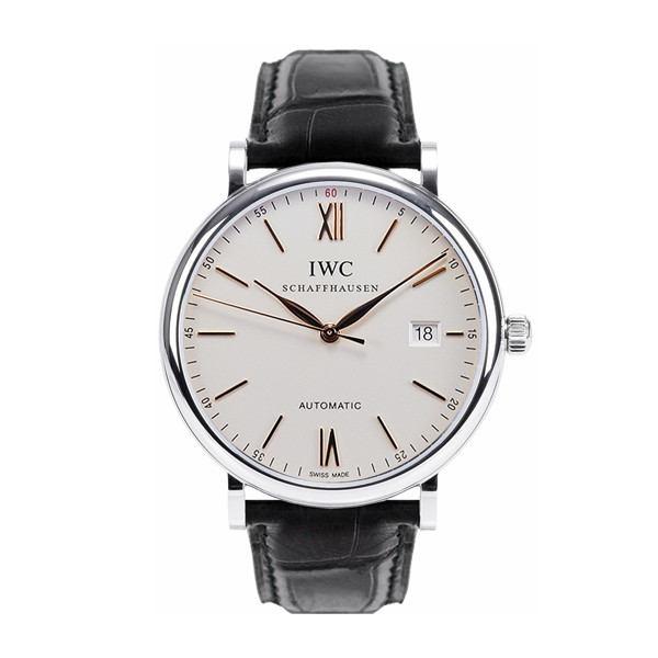 iwc/万国 柏涛菲诺系列自动机械男表iw356517新款金色刻度