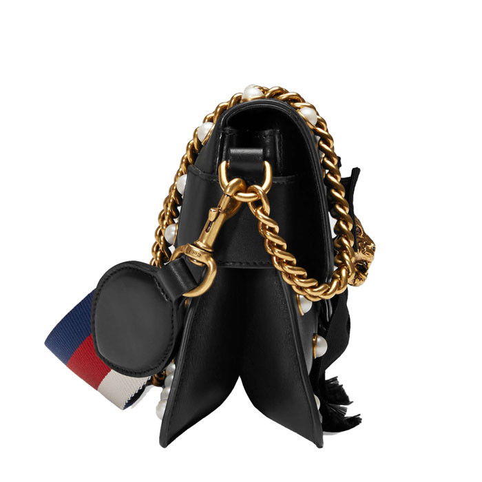 【GUCCI古驰 单肩包】GUCCI\/古驰 女士黑色牛