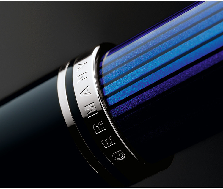 Pelikan百利金 帝王系列 M805 18K双色雕花金尖墨水笔