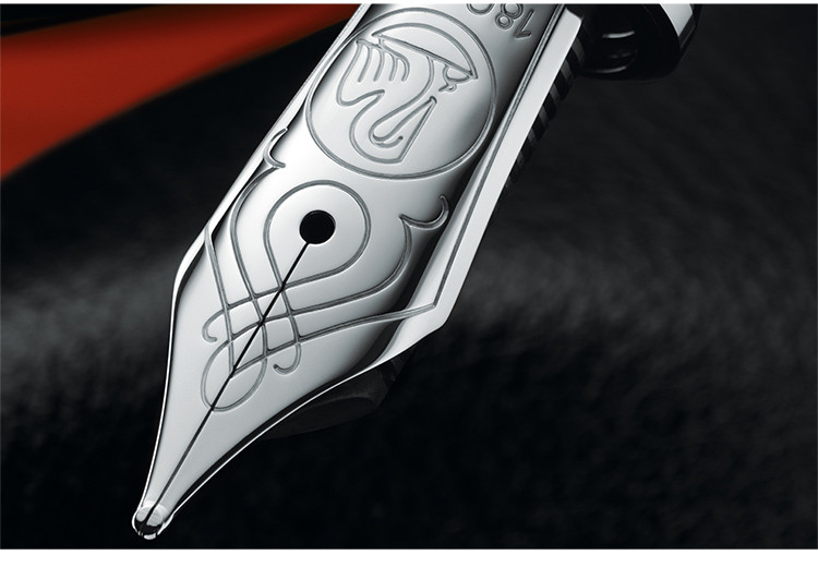 Pelikan百利金 帝王系列 M805 18K双色雕花金尖墨水笔