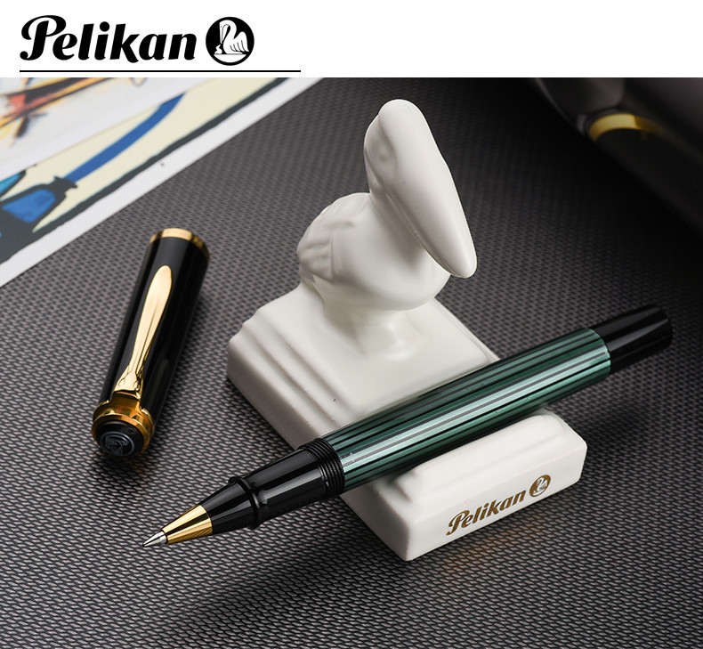 德国Pelikan百利金经典施德莱斯曼线条宝珠笔签字水笔R400