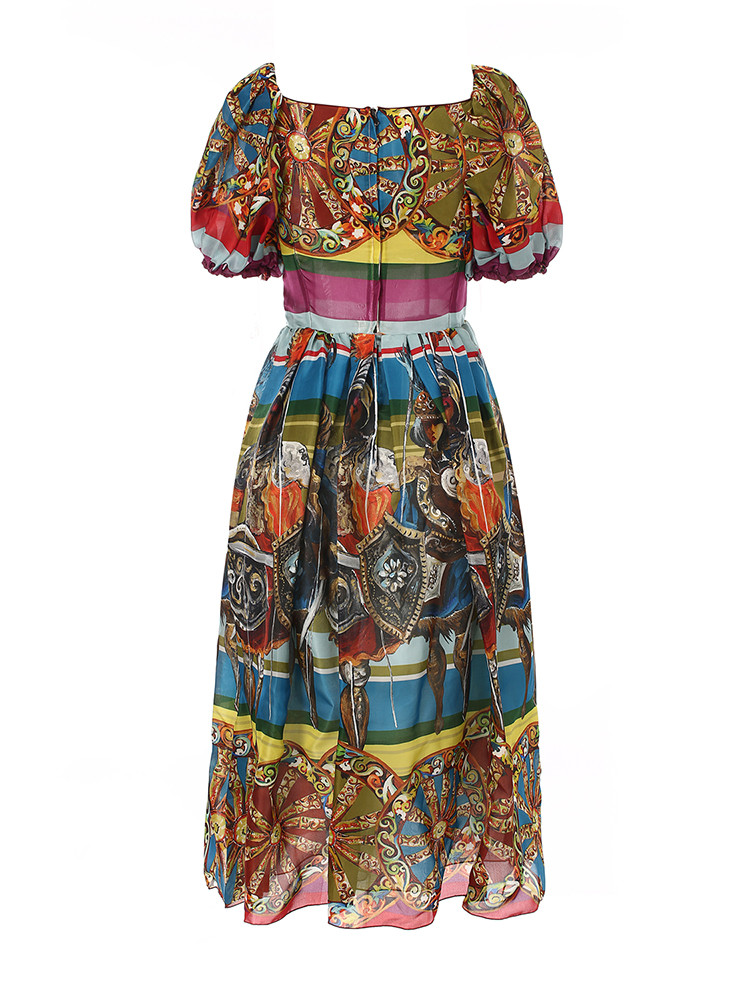 dolce&gabbana/杜嘉班纳女士连衣裙-女士时尚连衣裙面里100桑蚕丝 断