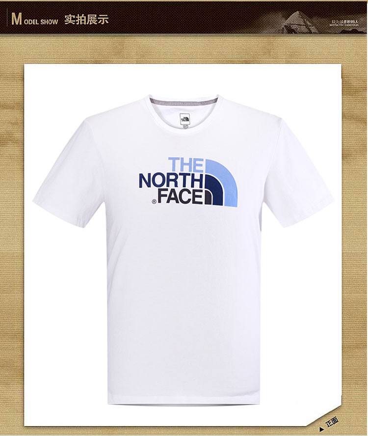 the north face/北面 乐斯菲斯 男式时尚休闲 logot恤 夏款户外运动