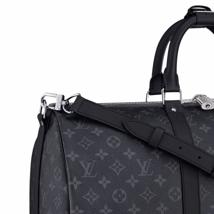 louisvuitton/路易威登monogrameclipse系列男士旅行包黑色老花经典