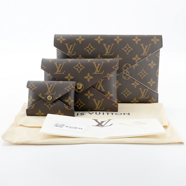 louisvuitton/路易威登新款pochettekirigami系列女士手拿包经典老花