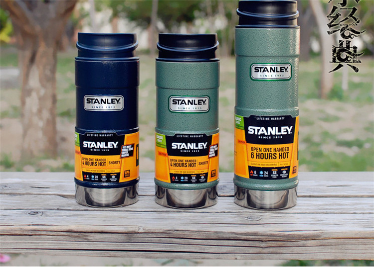 stanley/斯坦利 经典系列一键式便携不锈钢真空保温杯354毫升
