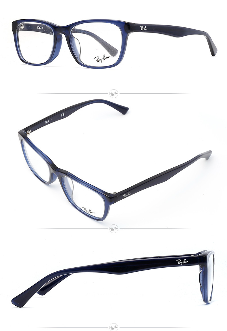 ray-ban/雷朋 男女款光学镜架 全框简约古典框架眼镜架 rx5315d 53mm