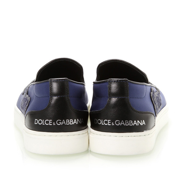 dolce&gabbana/杜嘉班纳 尼龙 男士蓝色休闲鞋