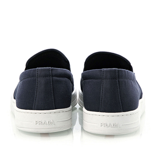 男士乐福鞋】prada/普拉达 布面 套脚 男士休闲鞋【正品 价格 图片】