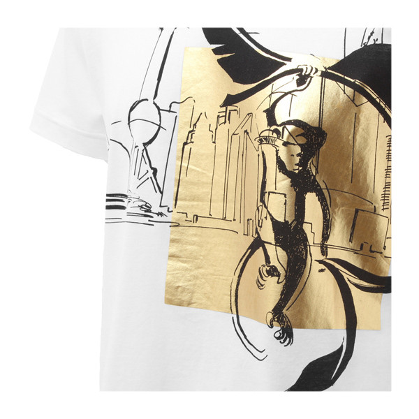 PRADA\/普拉达 男士短袖T恤 纯棉印花图案设计