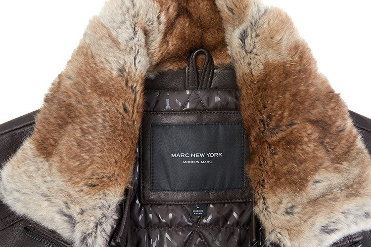 MARCNEWYORK,newyorkyankees marc new york/marc new york 新款男士皮衣 立领绵羊皮真皮皮衣 2113