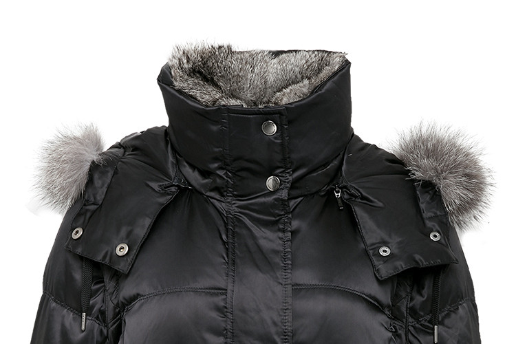 高仿marc new york/marc new york系列2017秋冬女士羽绒服 带帽毛领