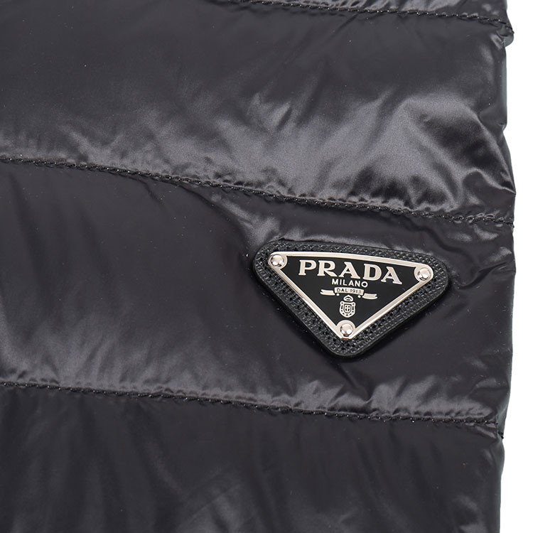 prada/普拉达 鹅绒连帽拉链简约时尚男士羽绒服