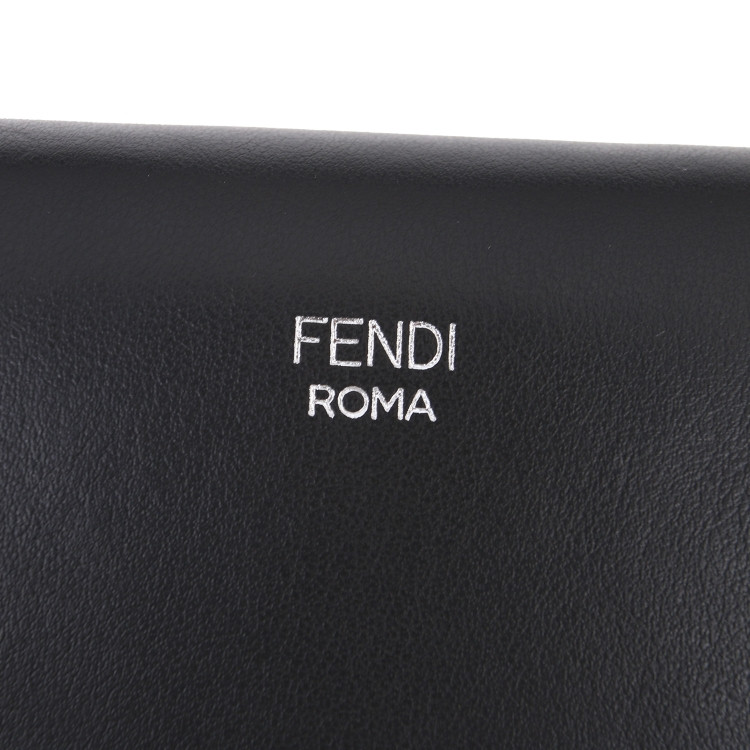 fendi/芬迪【17春夏】黑色牛皮材质眼睛woc链条包女士斜挎包 8m0365