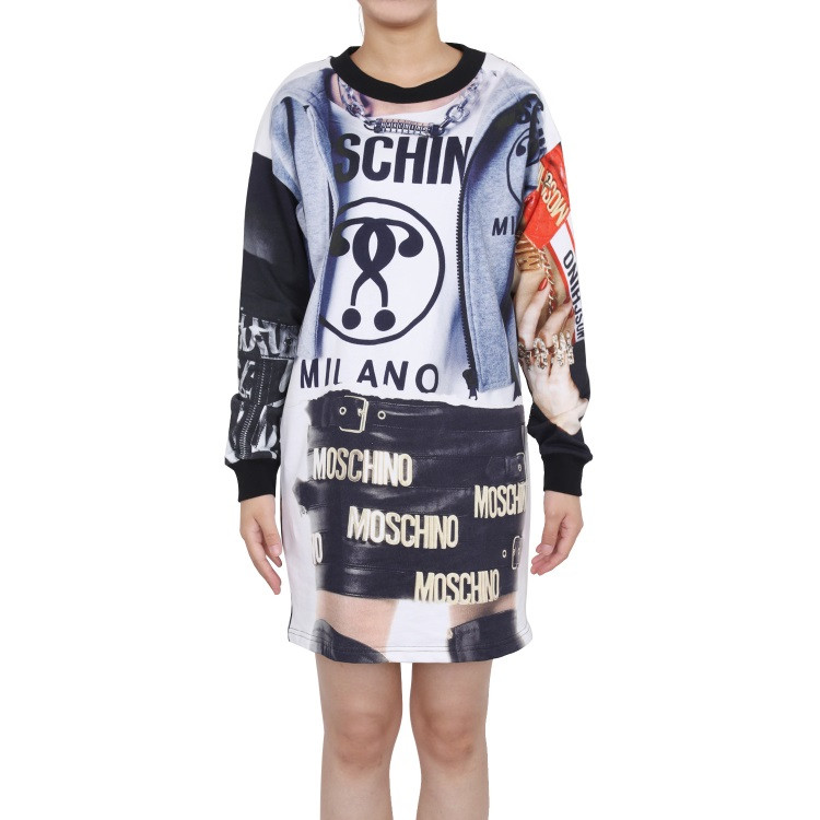 moschino couture/moschino couture【17秋冬】混色女士连衣裙 dj0409