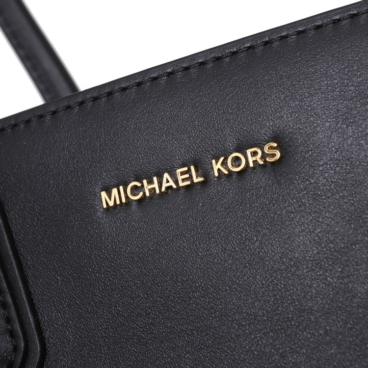 michael kors/迈克·科尔斯【17秋冬】黑色真皮铆钉锁头女士手提包 30