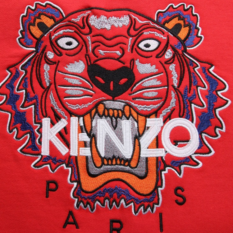 kenzo baby/kenzo baby 男童红色虎头图案套头儿童卫衣/绒衫 kk15508