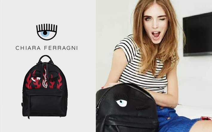 chiara ferragni/chiara ferragni皮革flirting女士双肩包 其他火焰