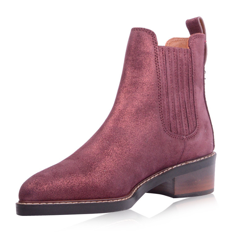 coach/蔻驰 女士麂皮踝靴3.5cmg1268
