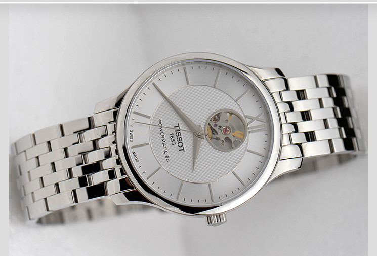 tissot/天梭俊雅 自动机械男表 t063.907.11.038.00