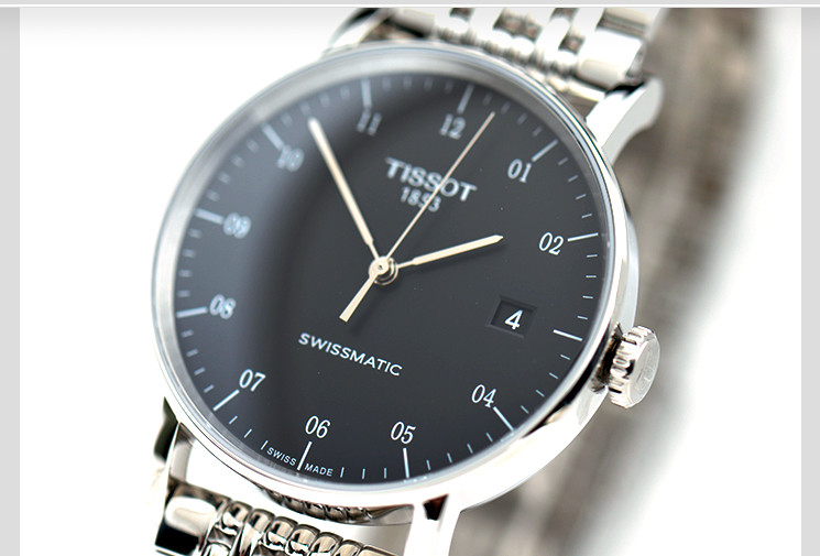 tissot/天梭魅时 自动机械全钢男表 t109.407.11.052.00