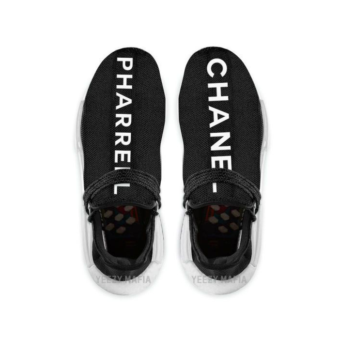 【预售】chanel/香奈儿 chanel x 菲董 x nmd 黑色男士休闲运动鞋