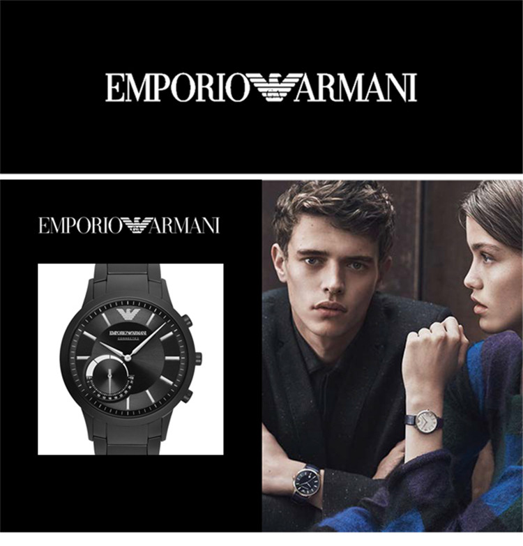 emporio armani/安普里奥阿玛尼 智能系列 男士钢带智能腕表 智能手表