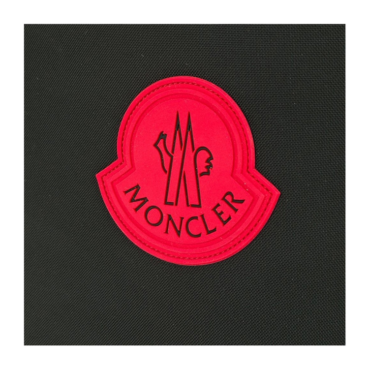 moncler logo男士聚酯贴片拉链手拿包