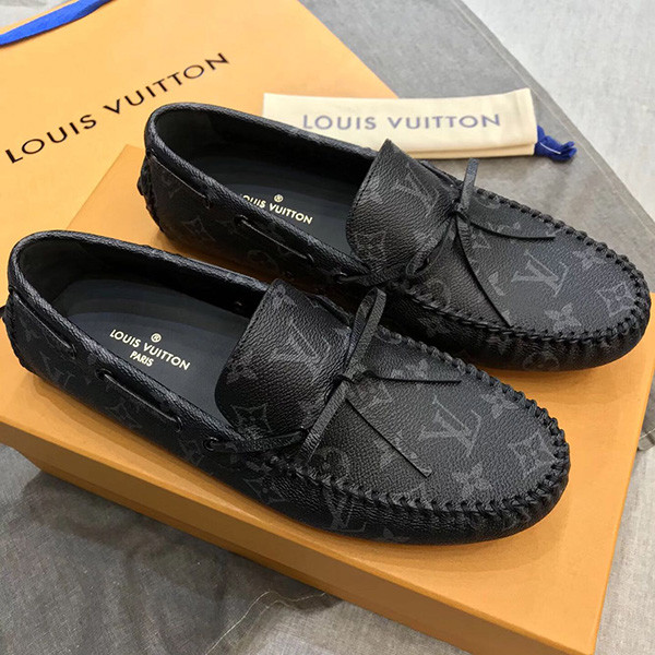 【极速发货】louis vuitton/路易威登男士乐福鞋豆豆鞋