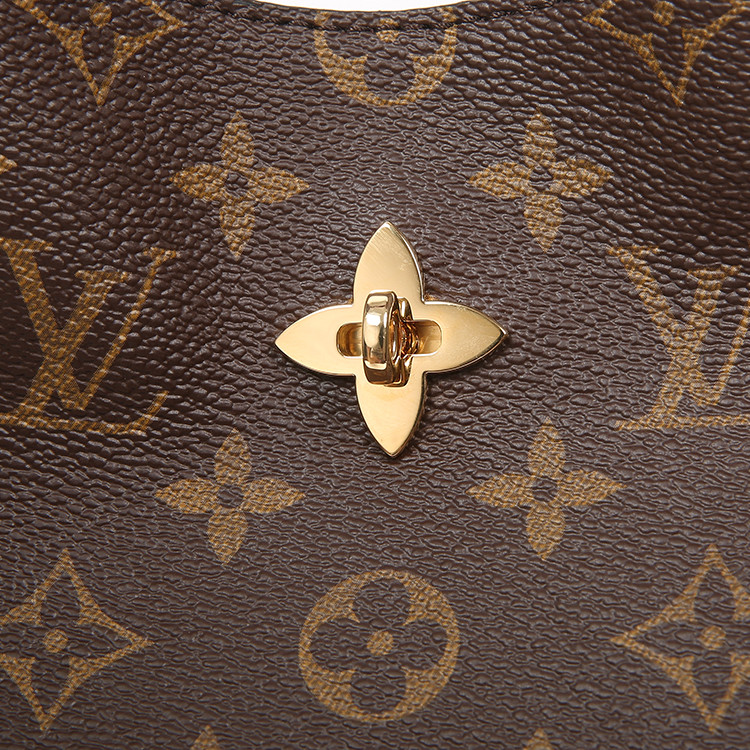 louisvuitton/路易威登hobofleur女士老花帆布/配皮单肩包m43547