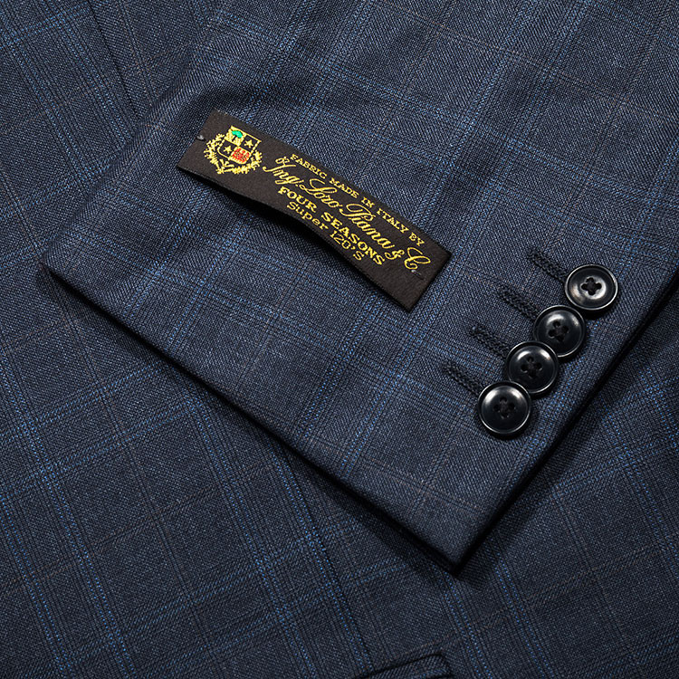 loro piana/loro piana欧美风格6r版规则领型羊毛灰色男士西服套装