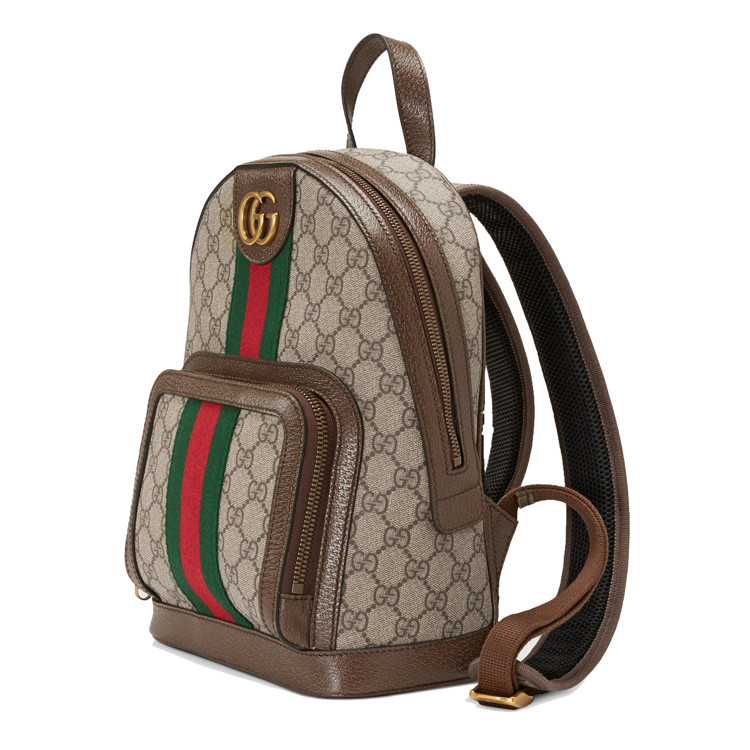 gucci/古驰ophidia系列女士小号gg双肩背包帆布/配皮5479659u8bt8994