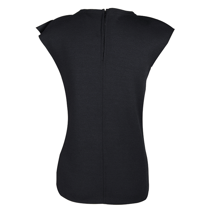 【17春夏】eorio armani/安普里奥阿玛尼 黑色领结设计女士短袖t恤