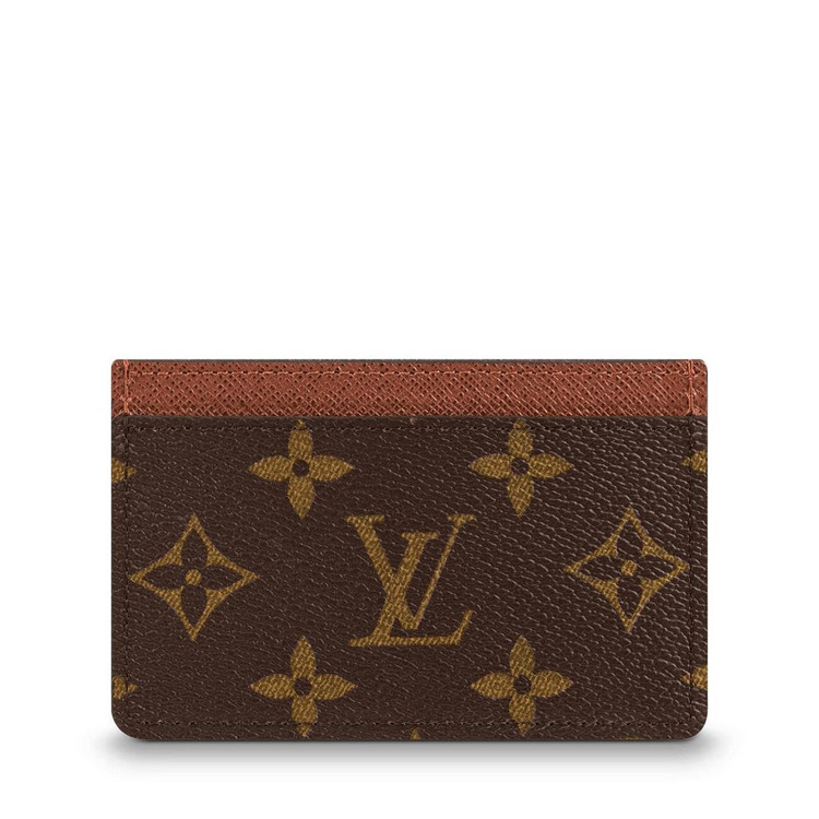 louisvuitton/路易威登老花女士卡套/卡夹/零钱夹m61733帆布/配皮