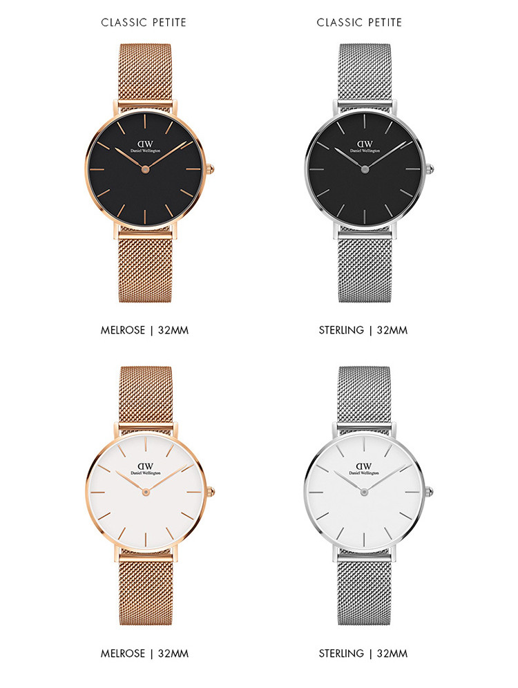 daniel wellington/丹尼尔惠灵顿 新品 classic petite系列 女士钢带