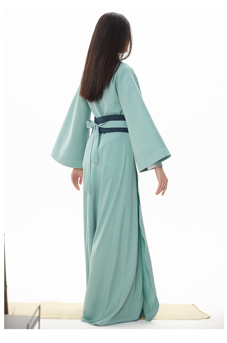 shili/诗礼春秋 蒹葭系列 新汉服 传统直裾交领右衽长款女士其他套装