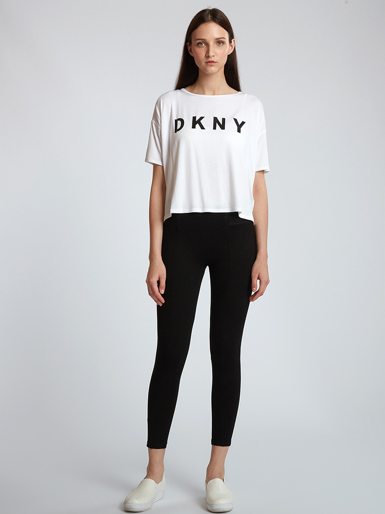 dkny/唐娜 凯伦 2018夏季新款女士短袖t恤dp8t5489