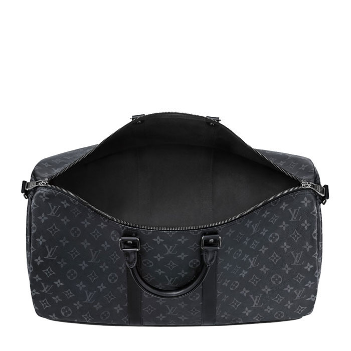 louisvuitton/路易威登男士黑色老花经典monogrameclipse帆布/牛皮