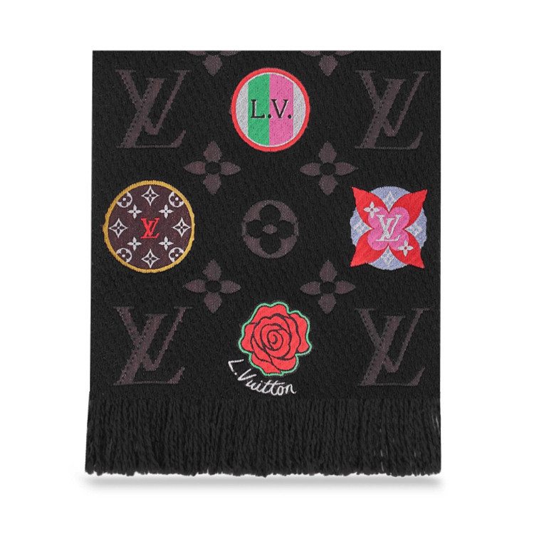 louis vuitton logo,celine logo louis vuitton(路易威登) lv stories logomania 黑色羊毛真丝彩色
