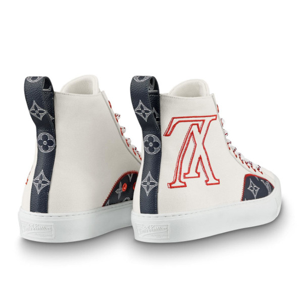 louis vuitton/路易威登 tattoo sneaker 男士高帮运动鞋 1a4bep 帆布