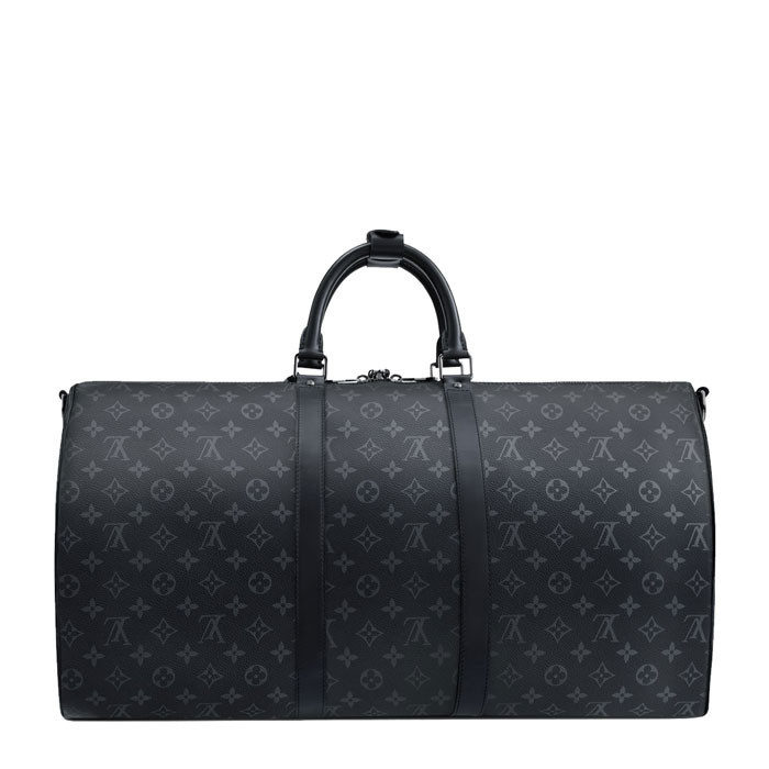 louisvuitton/路易威登男士黑色老花经典monogrameclipse帆布/牛皮