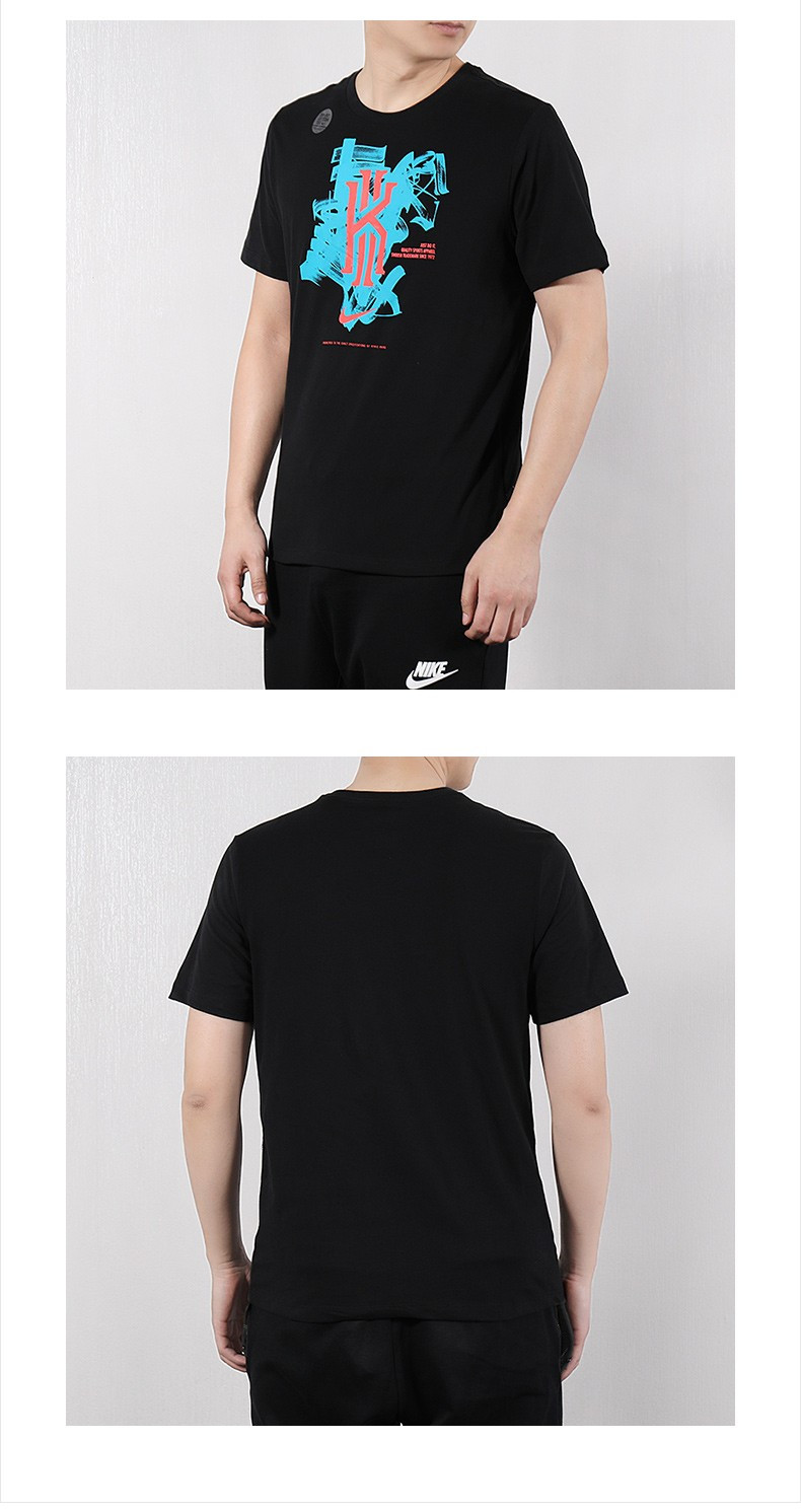 耐克nike男 新款男子欧文篮球运动服休闲透气舒适圆领半袖t恤 服装 bq