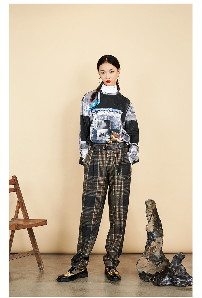 【designerwomenswear】uooyaa/乌丫bbooyy新款专柜正品复古老照片