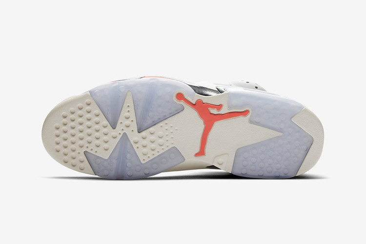 aj6红外线手稿, nike 耐克 情侣款 aj6 白蓝红外线 手稿 nike air jordan 6 tinker