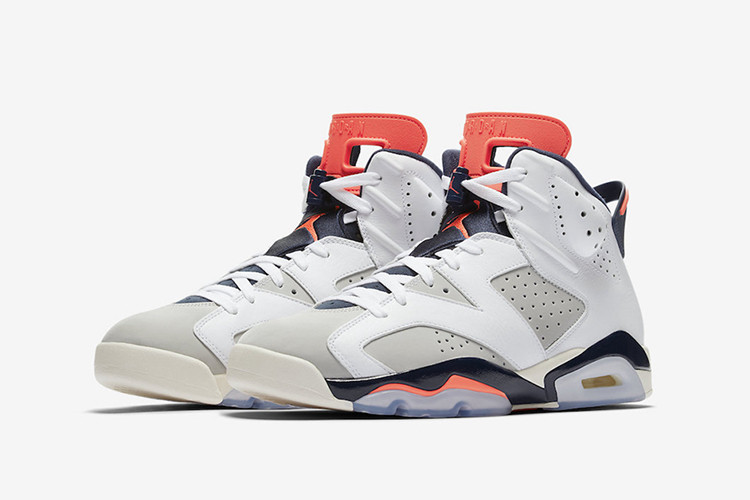 nike 耐克 情侣款 aj6 白蓝红外线 手稿 nike air jordan 6 tinker