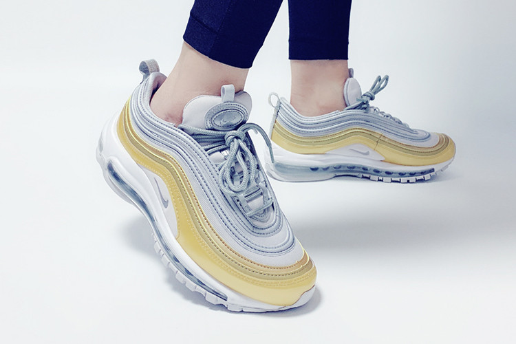 nike耐克女鞋air ma 97金头气垫复古休闲鞋跑步鞋女aq47-001