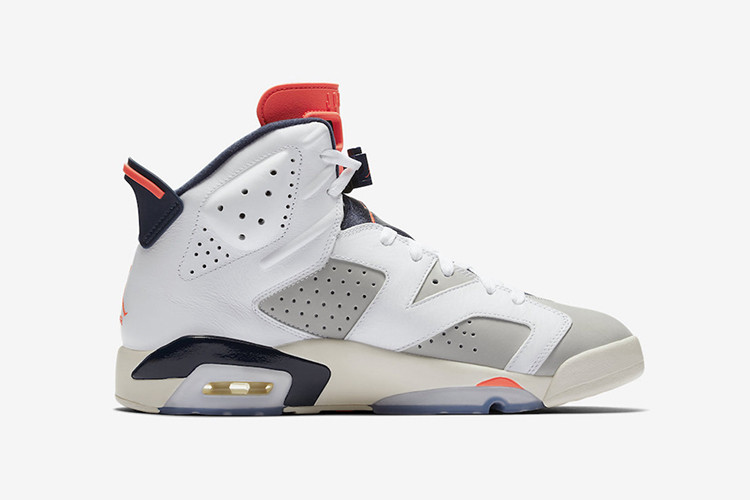 aj6红外线手稿, nike 耐克 情侣款 aj6 白蓝红外线 手稿 nike air jordan 6 tinker