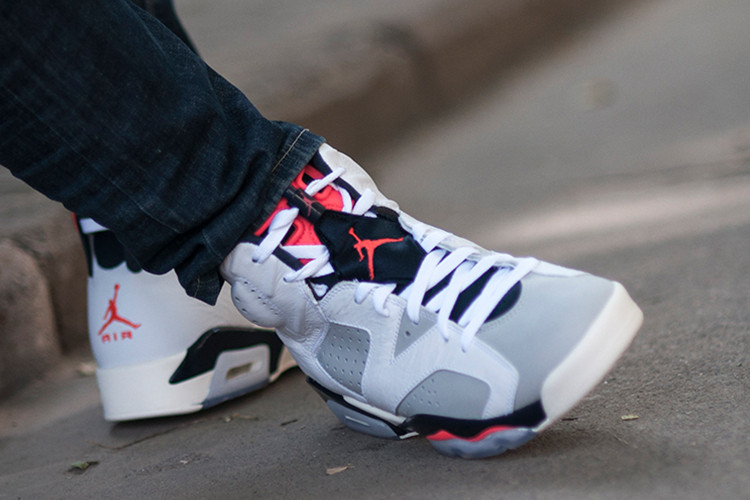 aj6红外线手稿, nike 耐克 情侣款 aj6 白蓝红外线 手稿 nike air jordan 6 tinker