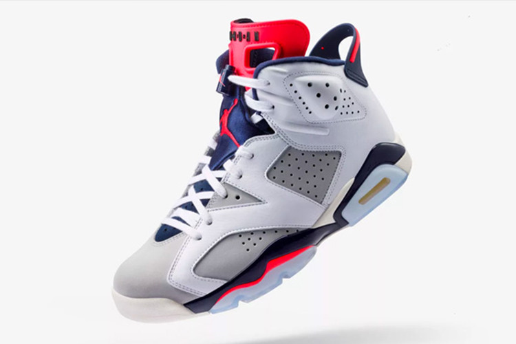 nike 耐克 情侣款 aj6 白蓝红外线 手稿 nike air jordan 6 tinker