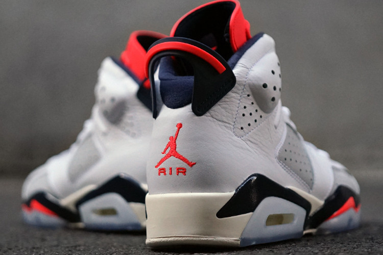 nike 耐克 情侣款 aj6 白蓝红外线 手稿 nike air jordan 6 tinker